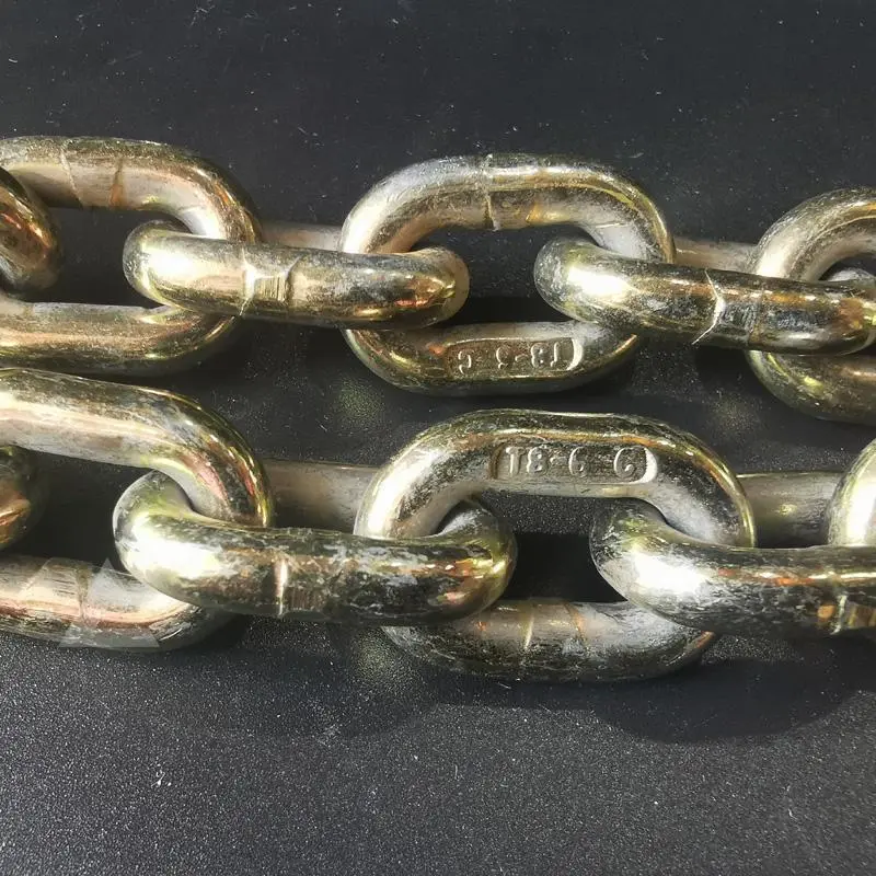 Abrasion resistant DIN766 stainless steel short chain - Industrial/outdoor, long life, low maintenance