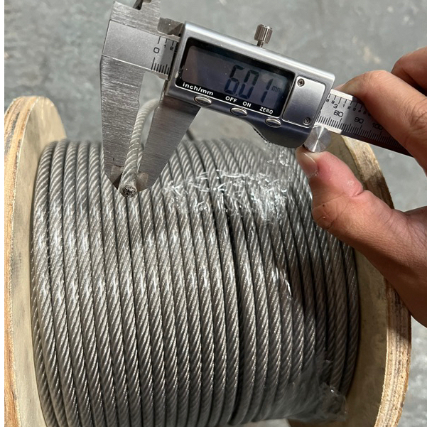 AISI410 316 304 Dia 0.7mm 0.13mm 0.12mm 2205 Stainless Steel Wire Rope