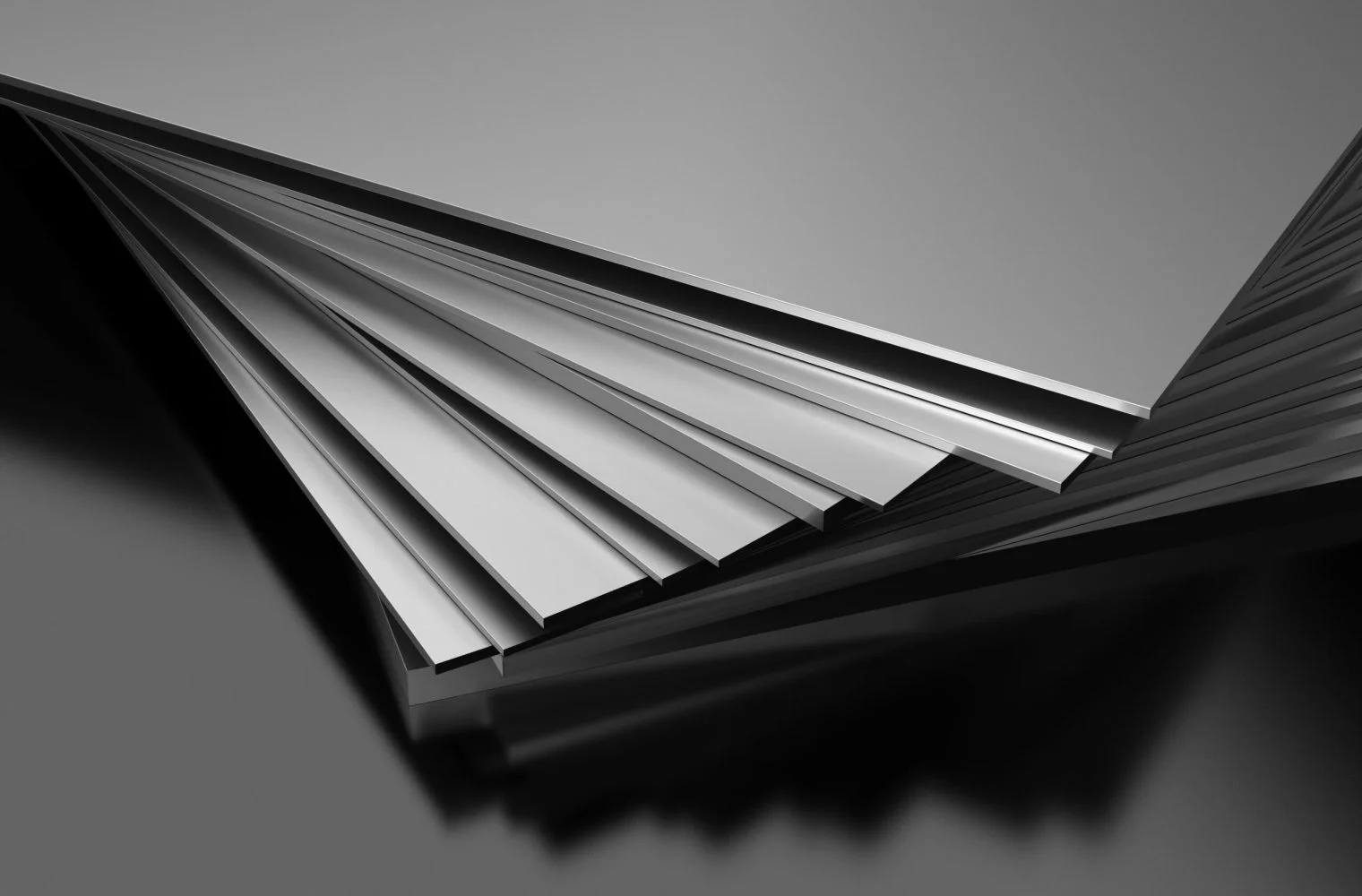 Precision 2B smooth stainless steel plate