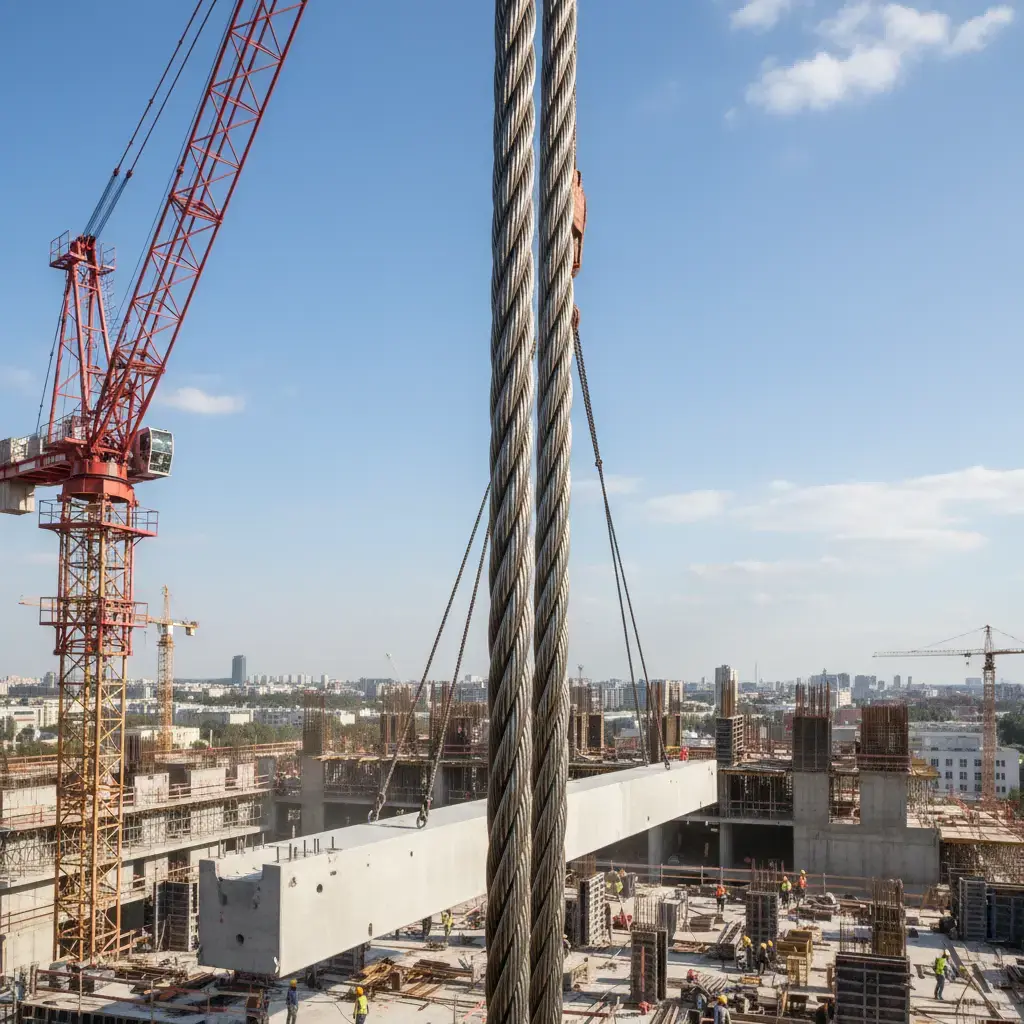 The Path to Success: Engineering Selection and Performance Optimization of Tower Crane Wire Ropes in Modern Urban Construction