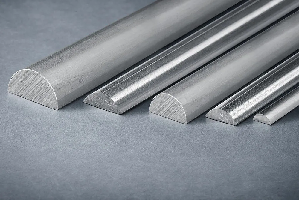Polished stainless steel round bars for architectural decoration